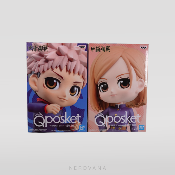 Jujutsu Kaisen - Yuji Itadori & Nobara Kugisaki - Set de 2 Qposket