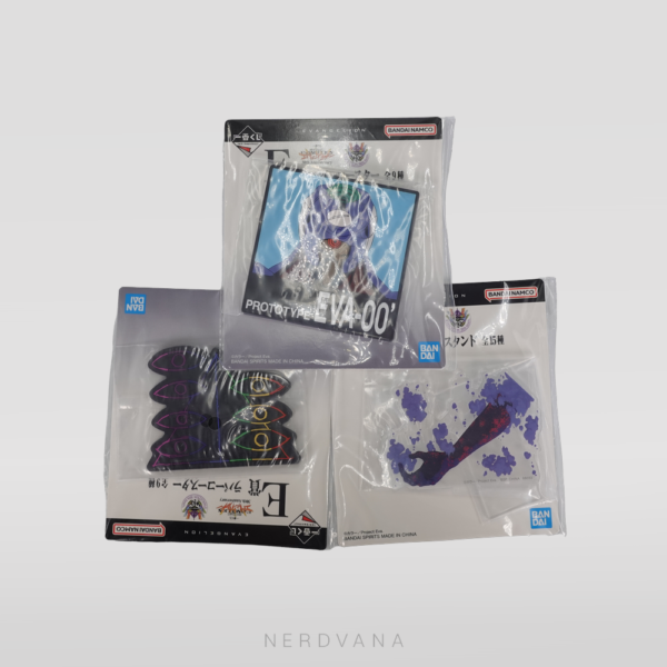 Evangelion - Set de dos posavasos y un acrílico