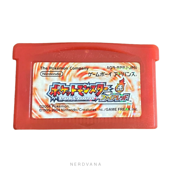 Pokémon FireRed GBA coleccionable | CIB Japón
